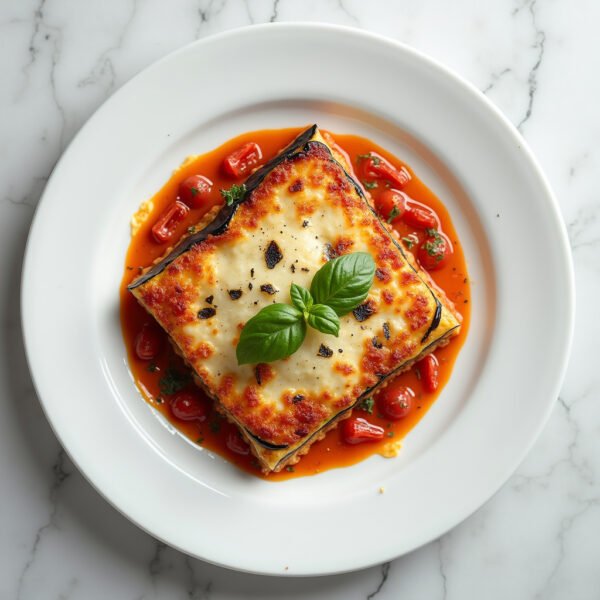 Eggplant Lasagna with Manchego Cheese